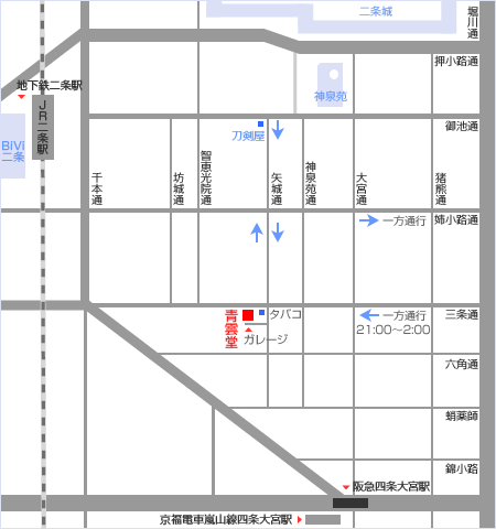 ���X�̎��Ӓn�}